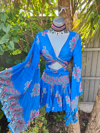 Image 1 of Stevie Co ord set -greek blue