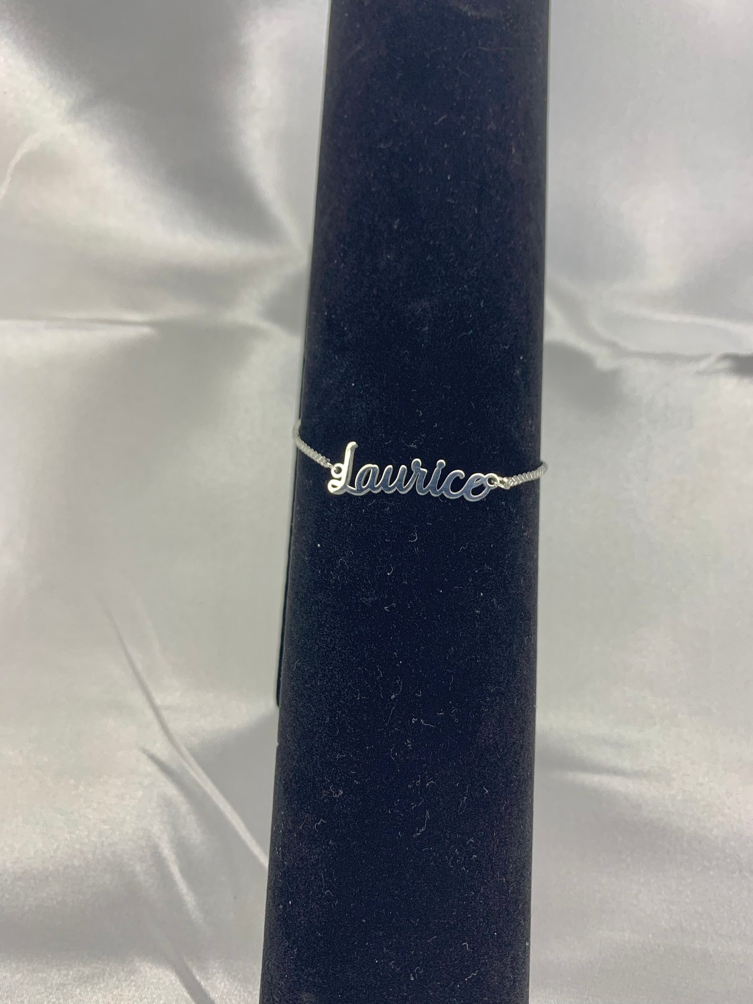 Image of Custom stainless steel nameplate bracelet 