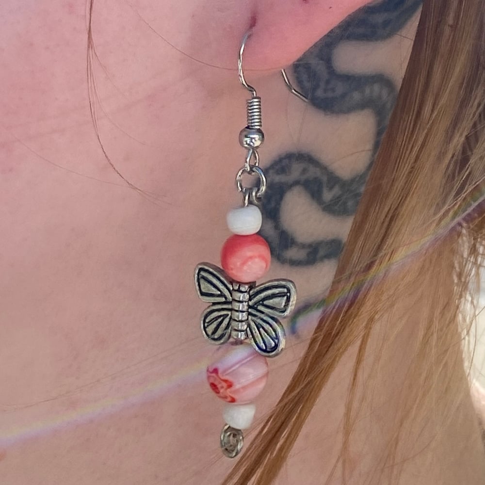 Image of summer flutter earrings