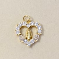 Image 2 of Heart VirginMary Charm