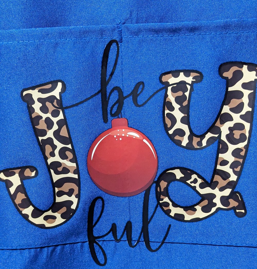 Image of Nightmare before Christmas Apron (blue)