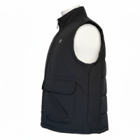 Image 3 of Edgar Utility Vest in Navy 