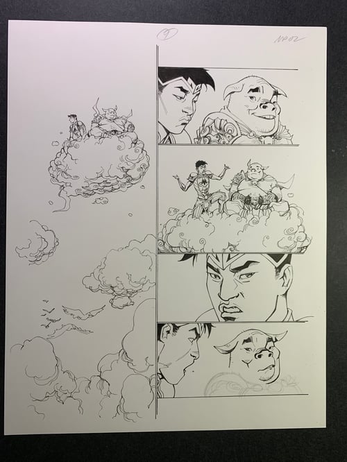 Image of MONKEY PRINCE #2 - pg09 original art