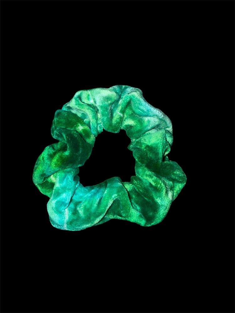 Image of Sour Apple Velour Scrunchie
