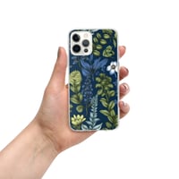 Image 12 of Art Nouveau Inspired Blue Boho Floral Clear Case for iPhone®