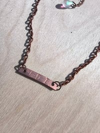 Image 2 of FDT Stamped Necklace 