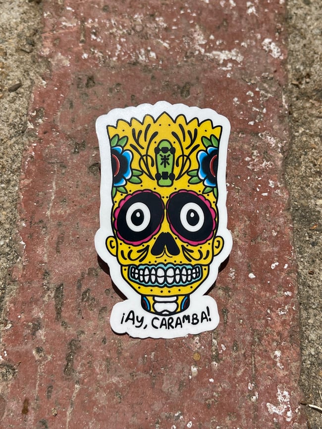 Ay Caramba Sticker (yellow)