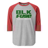 Image 8 of Blkfuse 3/4 sleeve raglan shirt