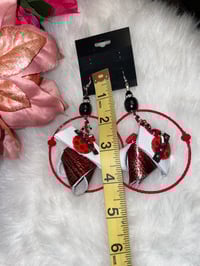 Image 2 of Medium hoop Red Rubin 