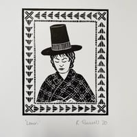 Image 1 of *2nd* 'Lowri' Linoprint