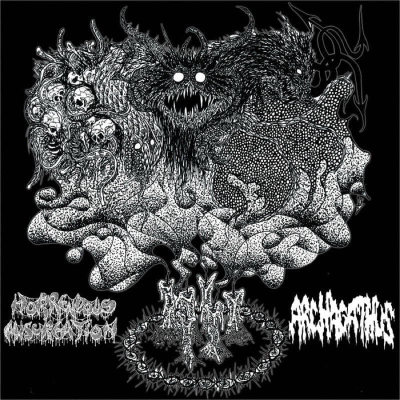 Archagathus / Horrendous Miscreation “split” LP 