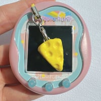 Image 2 of Miniature Cheese - Polymer Clay Charm