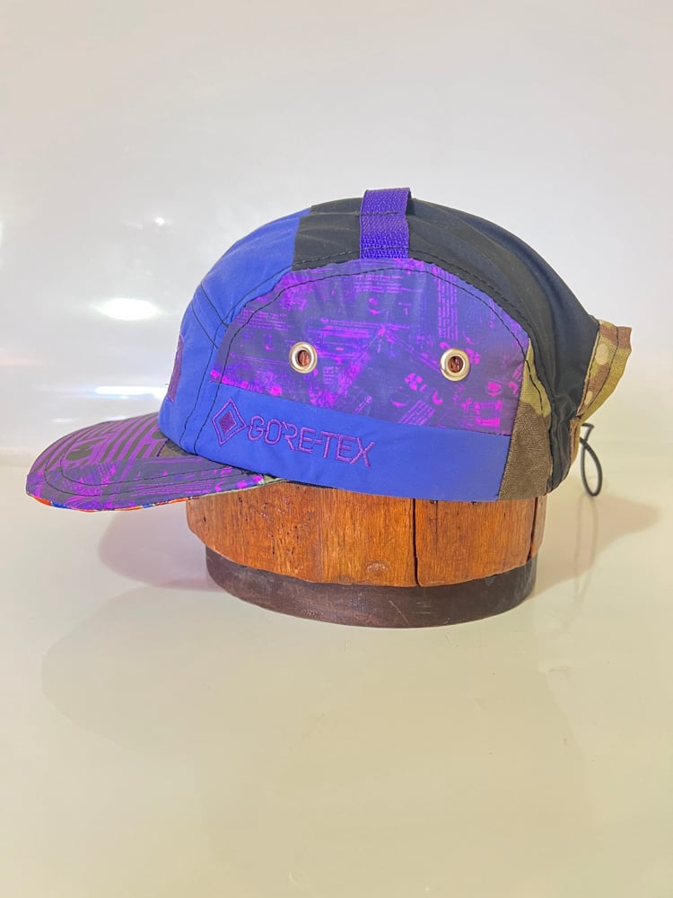 TNF Reflective Purple Tape Camo Glow Kevlar Upcycled 5-Panel