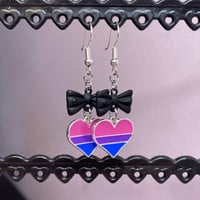 Image 1 of Bi Pride Dangles 