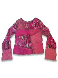 Image 2 of FLARED ARM LONG SLEEVE TOP -S24 #1