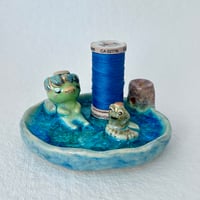 Image 5 of Kappa and Frog in Backflow Incense Onsen