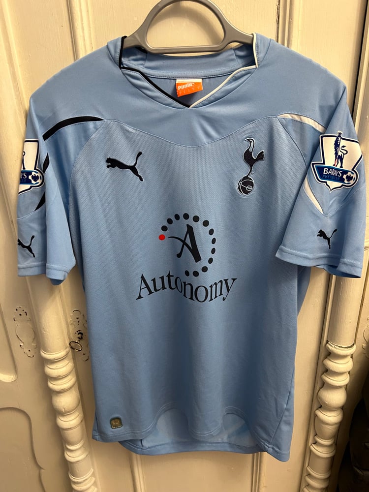 Image of Tottenham Hotspur “BALE 3” 2010/11 Away Shirt + PL patches (S)