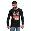 "JESUS YOU IN MANGER GIRL" Unisex Long Sleeve Tee by InVIsion LA