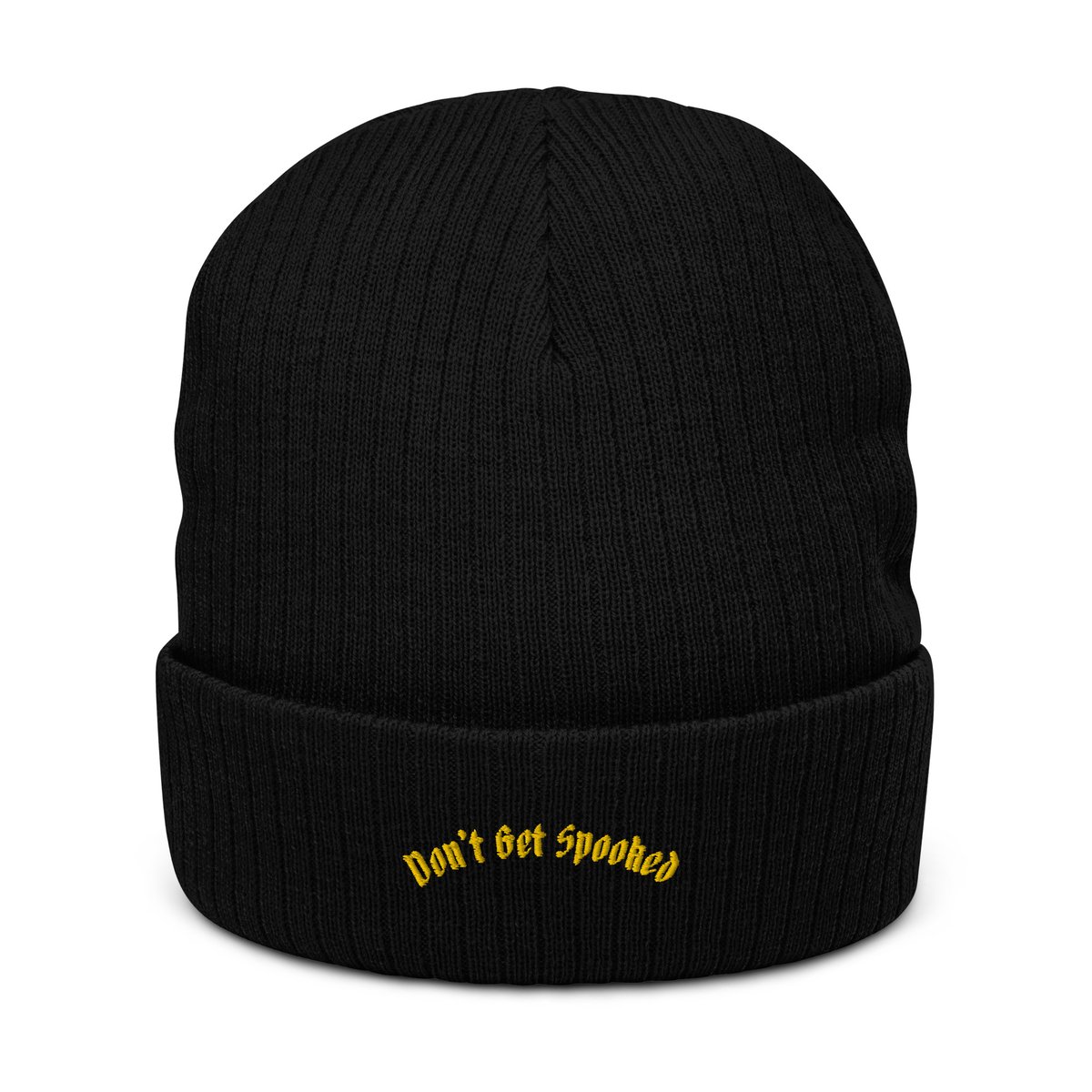 Image of SPOOKY SZN Recycled Cuffed Beanie (Black)