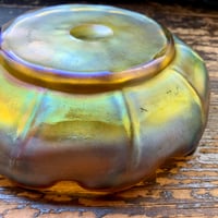 Image 16 of Louis Comfort Tiffany Favrile Iridescent 7" Glass Bowl