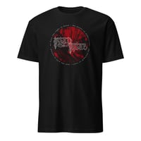 Image 1 of BLOT MINE (Sweden)  "Shadows from High-Hell" Red T-Shirt, Swedish Black Metal