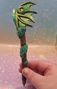 Green earth dragon wing pen