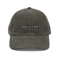Image 4 of anger is a gift vintage corduroy cap