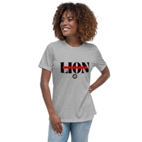 Image 1 of Women's Lion Mentality(black logo) Relaxed T-Shirt