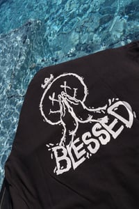 Image 5 of Black DF Oversize tee " Blessed"