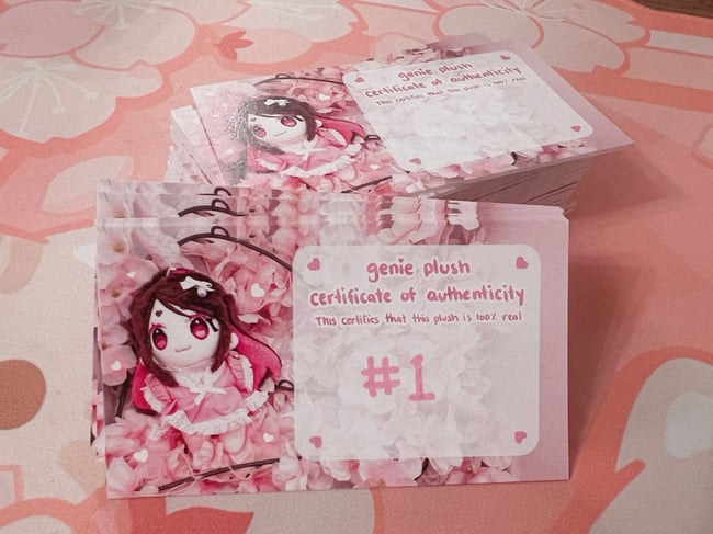 🎀 genie plush
