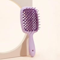 Image 4 of 1/2pcs set Scalp Massage Comb Hollow Out Comb Shampoo Massage Brush For Bath Hair Washing Spray Bott