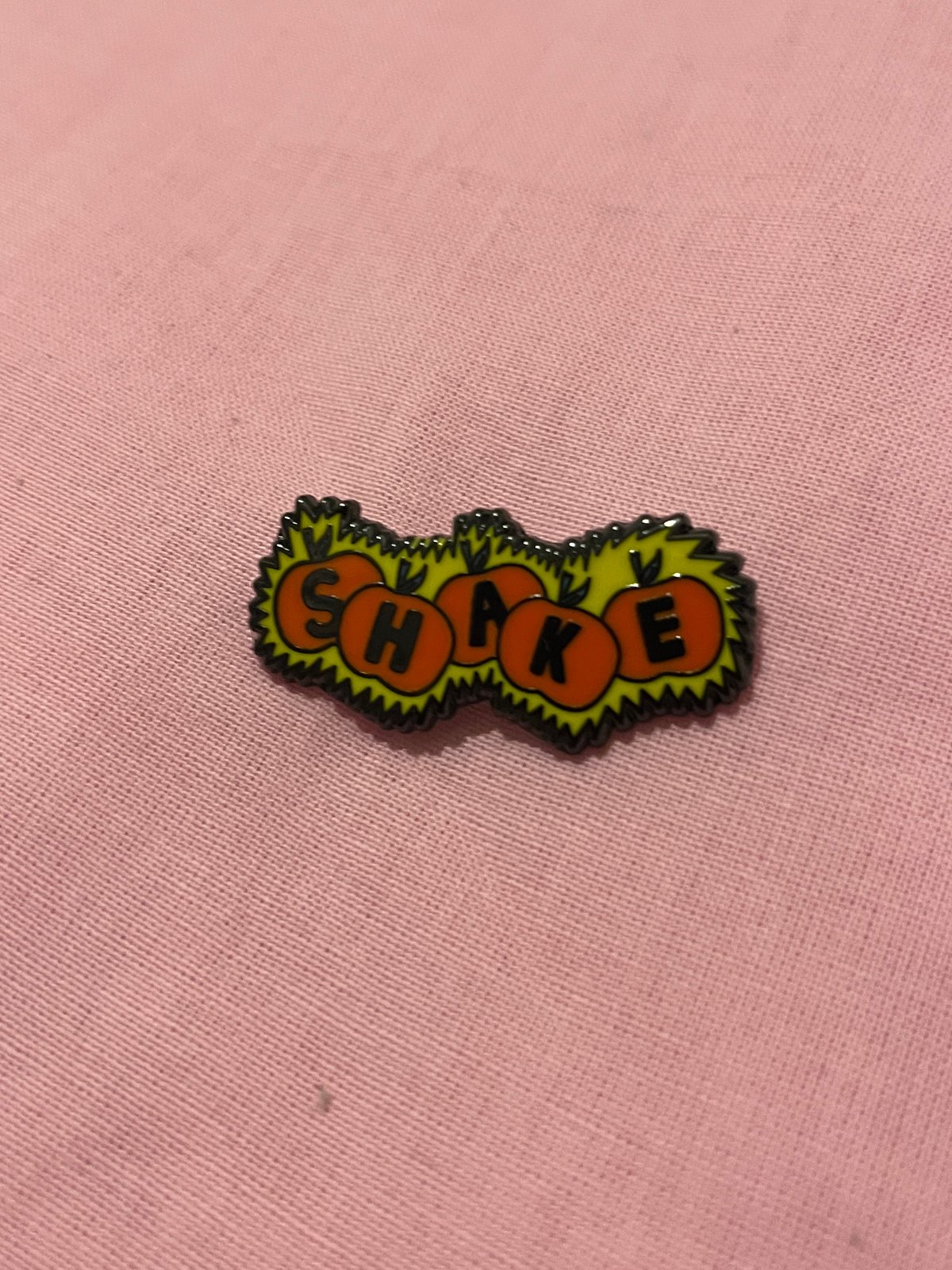 Image of Apple pin badge