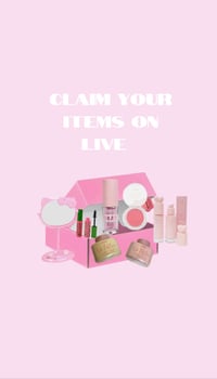 Image 1 of Claim your items on the live 