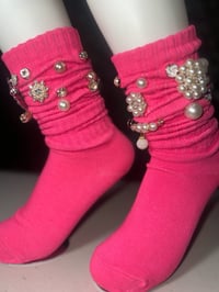 Image 9 of AKA Glam Slouch Socks