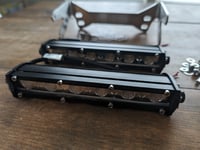 Image 2 of Honda Ruckus / Chuckus Double Headlight Bracket and Double 7"  LED Bar