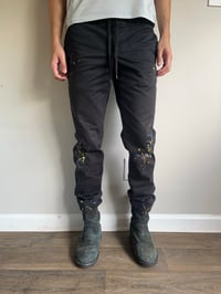 Image 5 of '08 Number (N)ine Paint Splatter Drawstring Pants - 3
