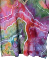 Image 5 of M Ladies Textured Sweater in Euphoria Geode Ice Dye