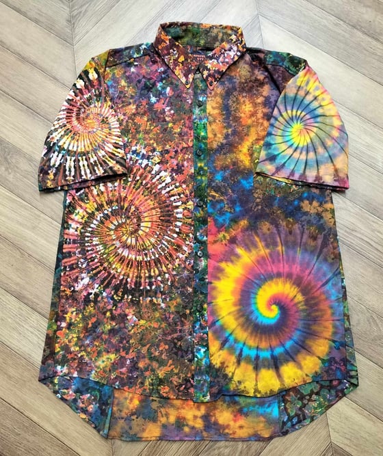 Image of 14 Takefumi Omori Button Down Shirt Size  XXL