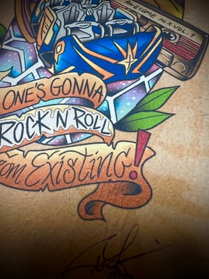 Image of 5x7" Guardians of the Galaxy: Cosmic Rewind Ride print