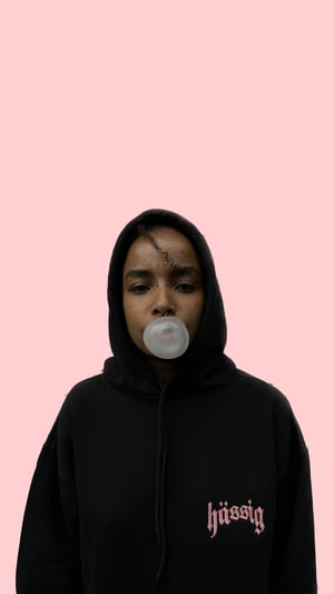 Image of sorry for the wait bubblegum hoodie