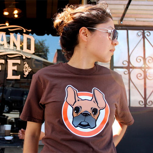 Image of Bandit the Bully-Brown Tee