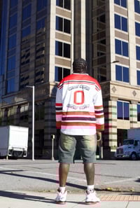 Image 2 of Fire Red Hockey Jersey