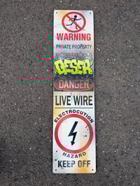 Image 2 of HAND PAINTED METAL SIGN