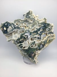 Image 1 of 3lb Moss Agate Slab Crystal Specimen 