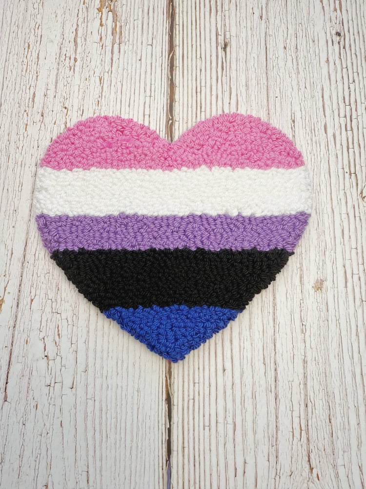 Pride Hearts Mug Rugs