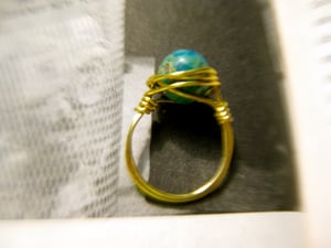 Image of Turquoise Golden Wrap