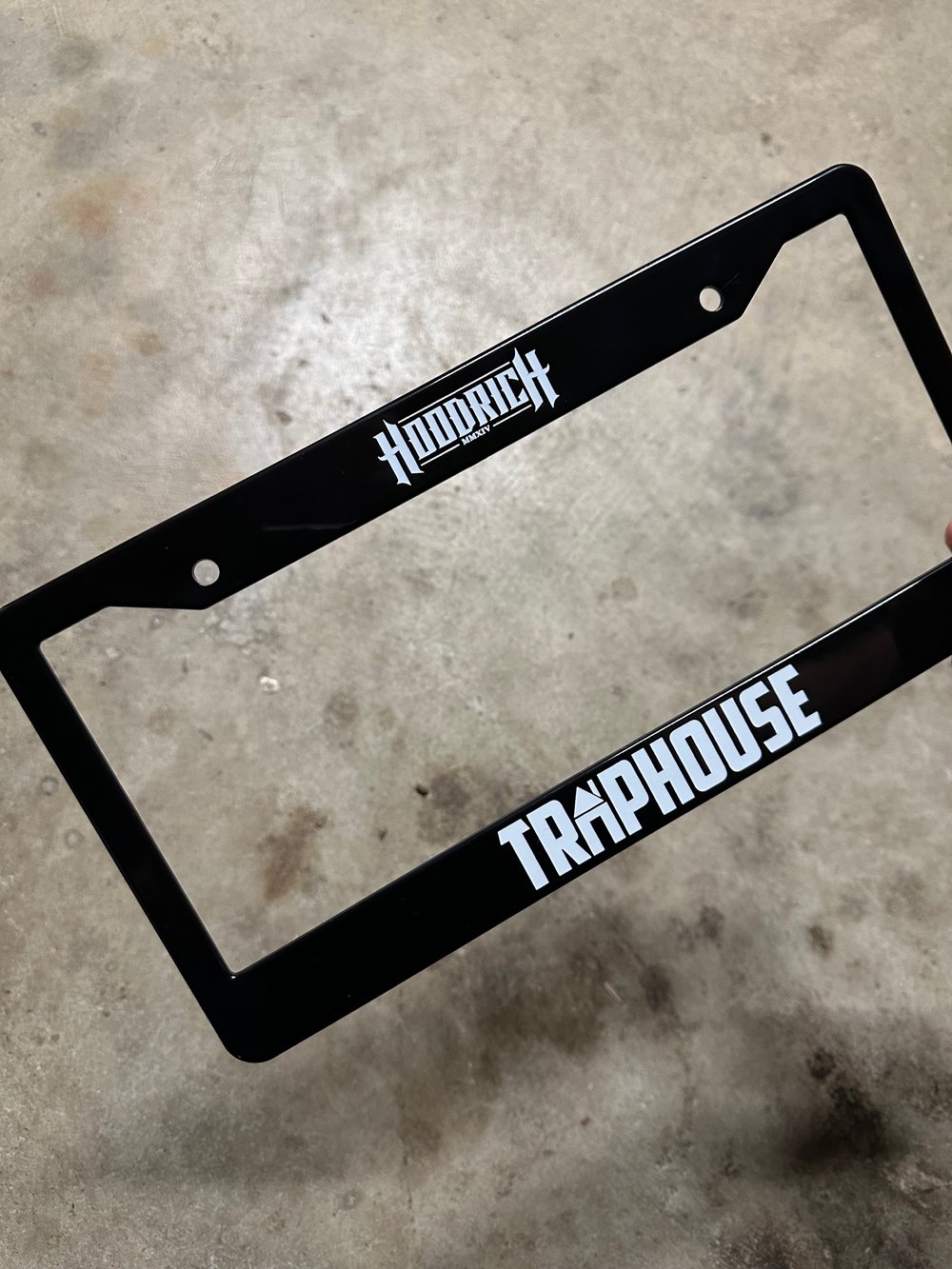 License plate frames 