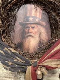 Image 4 of #5.. Olde Sam ~ Print ~ Wreath ~