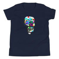 Image 4 of Youth Short Sleeve skull T-Shirt