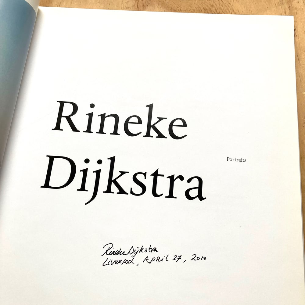 Rineke Dijkstra - Portraits (Signed)